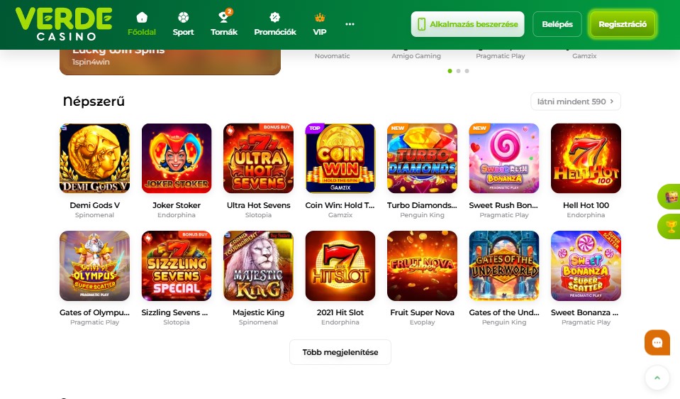Verde Casino Free Spins